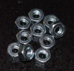 1/4" UNC Full Hexagon Zinc Plated Nut 1831